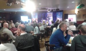 Packed comedy night